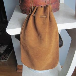 Authentic Vintage Gucci Suede Wine Holder Bag